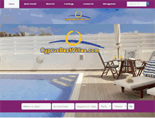 Tablet Screenshot of cyprusbestvillas.com